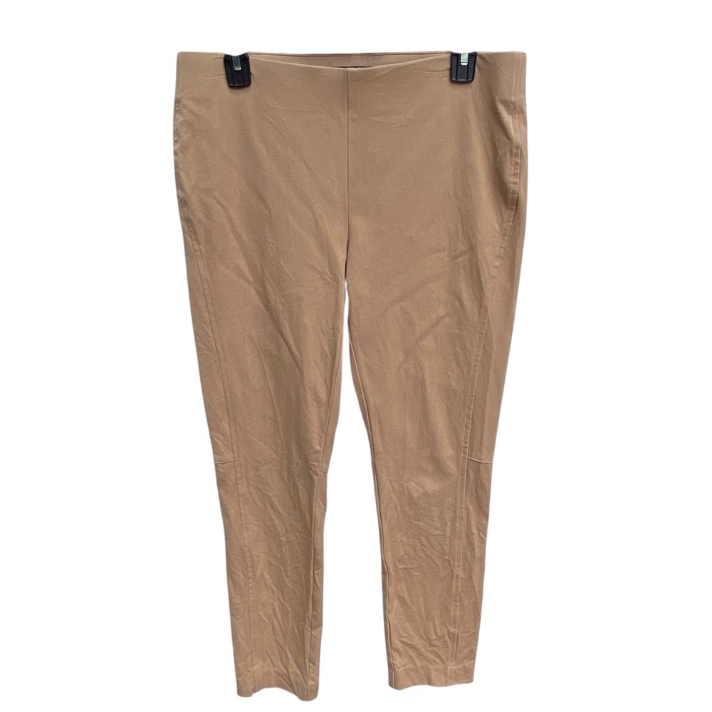 Lauren Ralph Lauren Womens Khaki Pull On Pants Size 10 Petite Skinny Fit Stretch